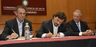 Sáenz firmó un acuerdo con Nación para la ejecución de obras en Salta