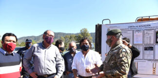 Sáenz gestiona ante Nación la presencia del Ejército en los controles de frontera