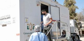 Funciona un vacunatorio móvil en la zona sur de la Capital