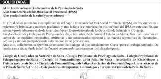 Trabajadores de la salud en crisis: IPS les adeuda varios pagos