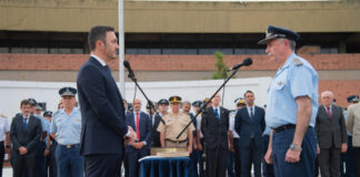 El ministro Petri puso en funciones al nuevo jefe de la Fuerza Aérea Argentina