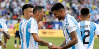 Argentina le ganó 1-0 a Ecuador