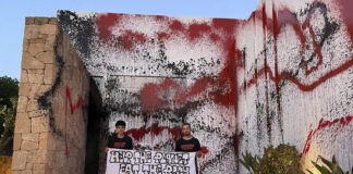 Activistas por el clima vandalizaron la casa de Lionel Messi en Ibiza