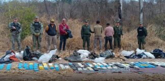 Narcotráfico: 11 detenidos en Tartagal por transportar más de 200 kilos de drogas