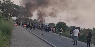 FRONTERA CALIENTE: Se viven momentos de tensión entre bagayeros y gendarmería, en la RN 50