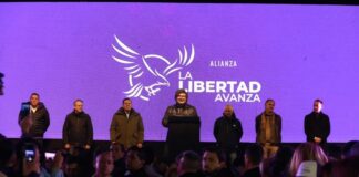 Javier Milei cerró su campaña electoral en Moreno
