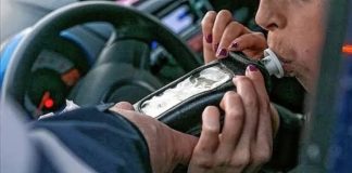 Manejaba con 2,01 de alcohol en sangre, se quedó dormido al volante y terminó en contramano en pleno centro