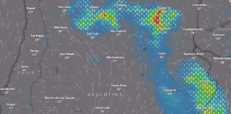 El SMN emitió alertas por fuertes nevadas, tormentas y vientos en nueve provincias