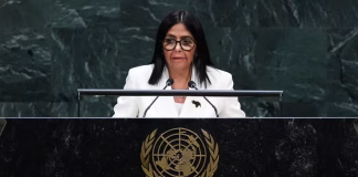 Delcy Rodríguez aseguró ante la ONU que habrá elecciones en Venezuela “en el momento correcto”