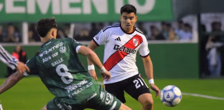 Alerta en River: Marcos Acuña terminó con molestias y está en duda para jugar ante Belgrano