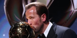 Harry Kane se quedó con el máximo premio individual del fútbol mundial